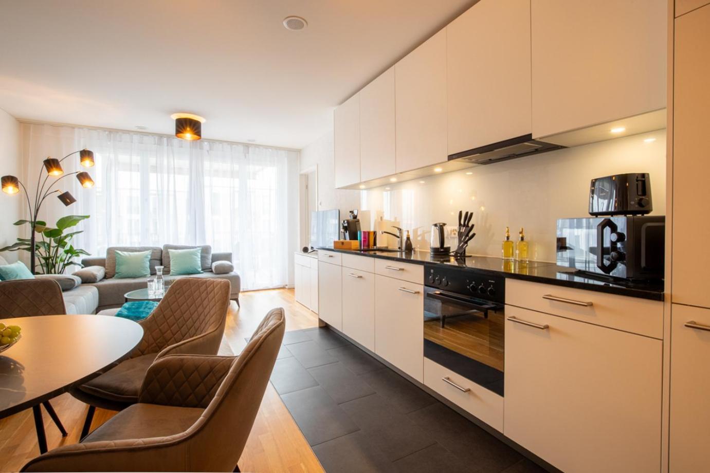 Special Einstein II Apartment Basel, Messe Kleinbasel 10-Star エクステリア 写真